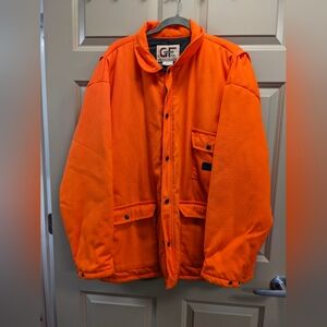 Vintage GunFlint Apparel by Berco Orange Field Hunting Jacket XXL (52-54)